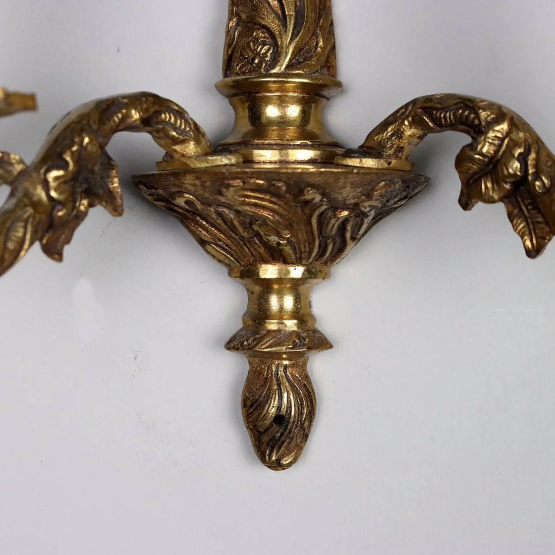 Pair of Rococo Gilt Bronze Sconces