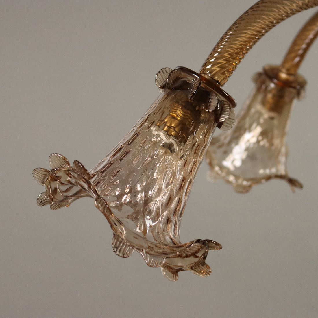 Vintage Chandelier Murano Glass 6 Lights Design Italy 1950s - Murano, 1950s | Antiques  Lighting