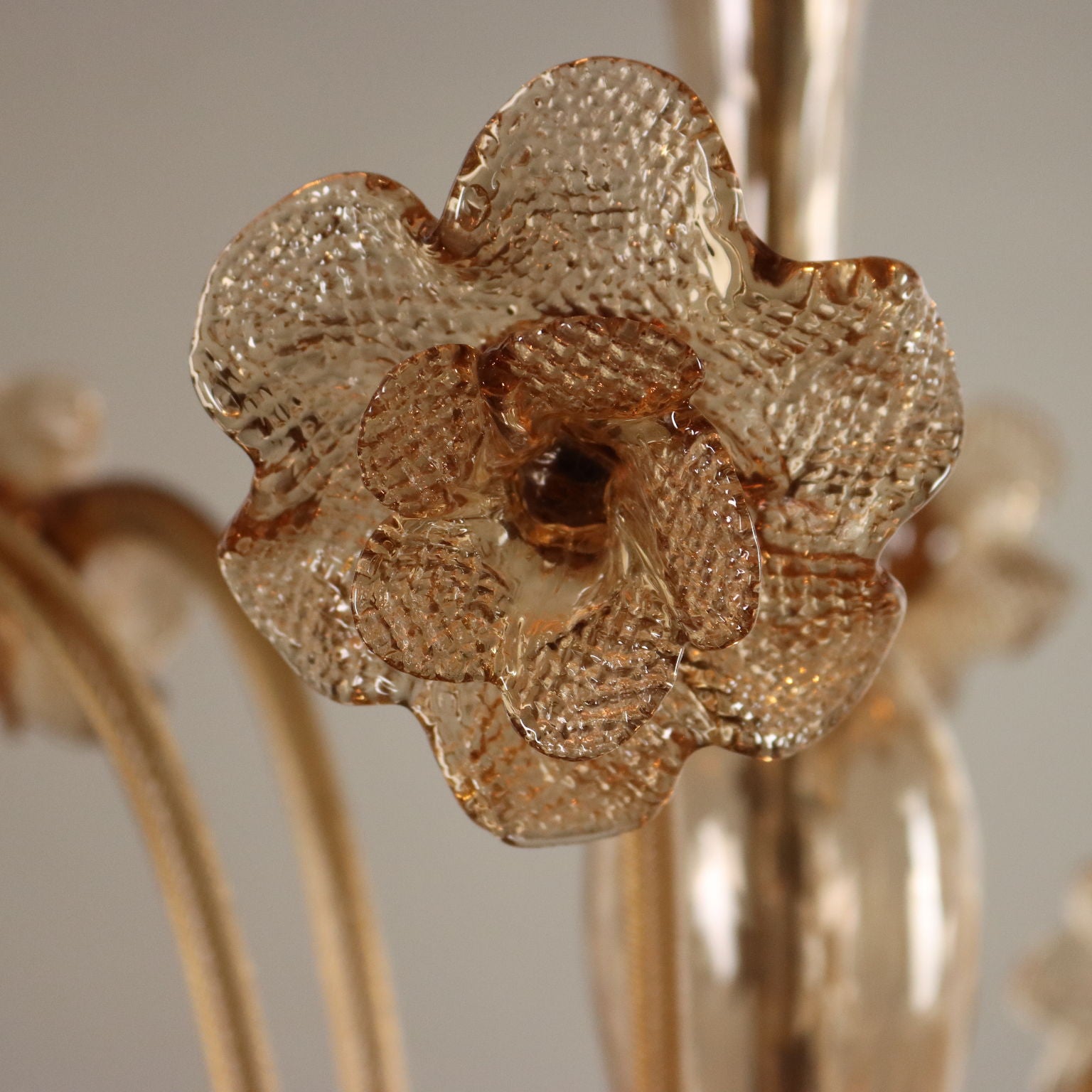 Vintage Chandelier Murano Glass 6 Lights Design Italy 1950s - Murano, 1950s | Antiques  Lighting