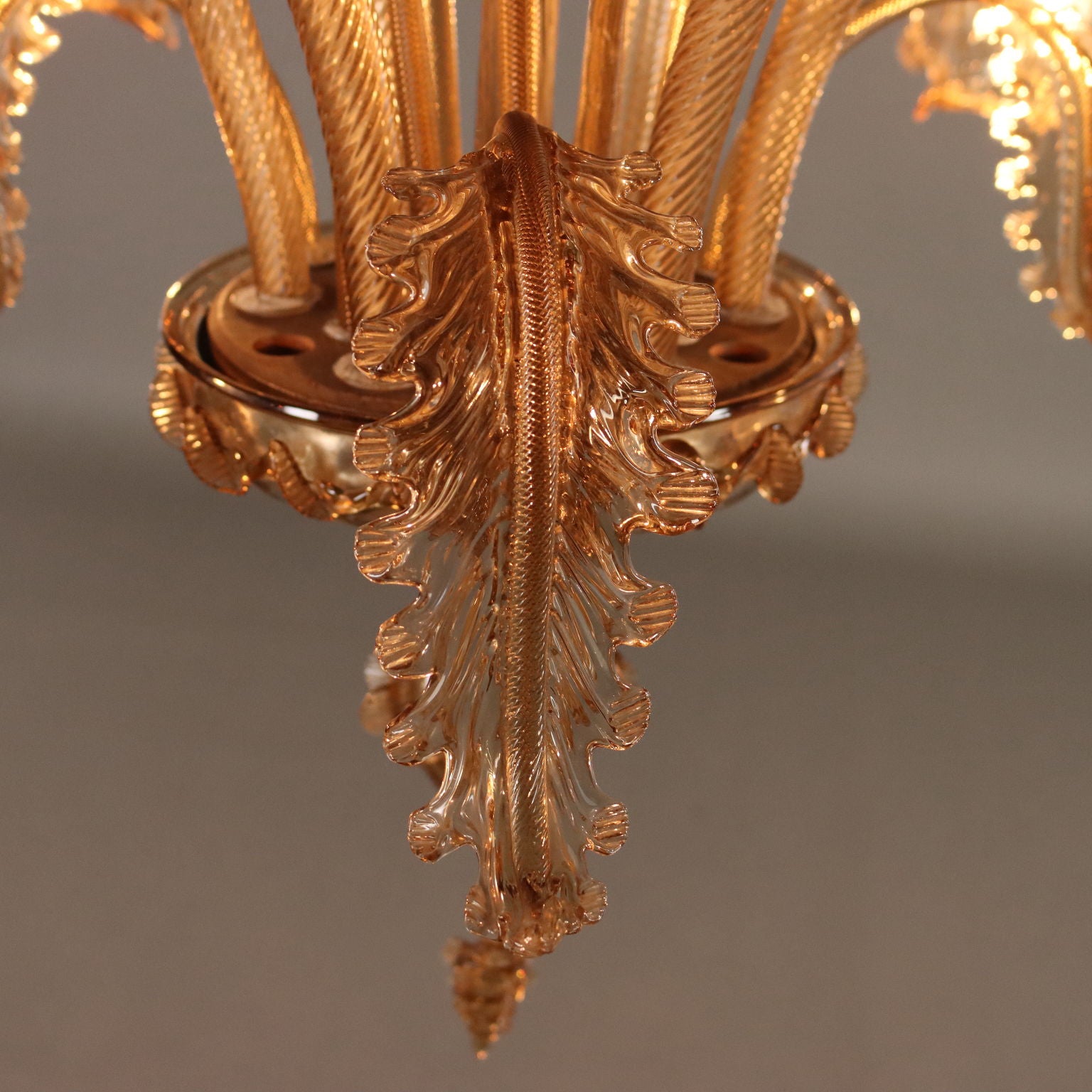 Vintage Chandelier Murano Glass 6 Lights Design Italy 1950s - Murano, 1950s | Antiques  Lighting