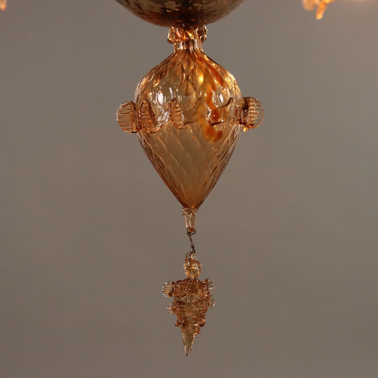 Vintage Chandelier Murano Glass 6 Lights Design Italy 1950s - Murano, 1950s | Antiques  Lighting