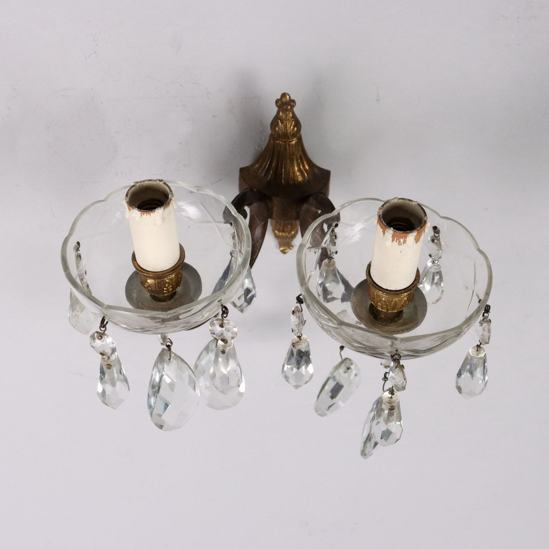 Pair of Antique Wall Lamps Gilded Bronze Italy XX Century - Italy, XX Century | Antiques  Lighting