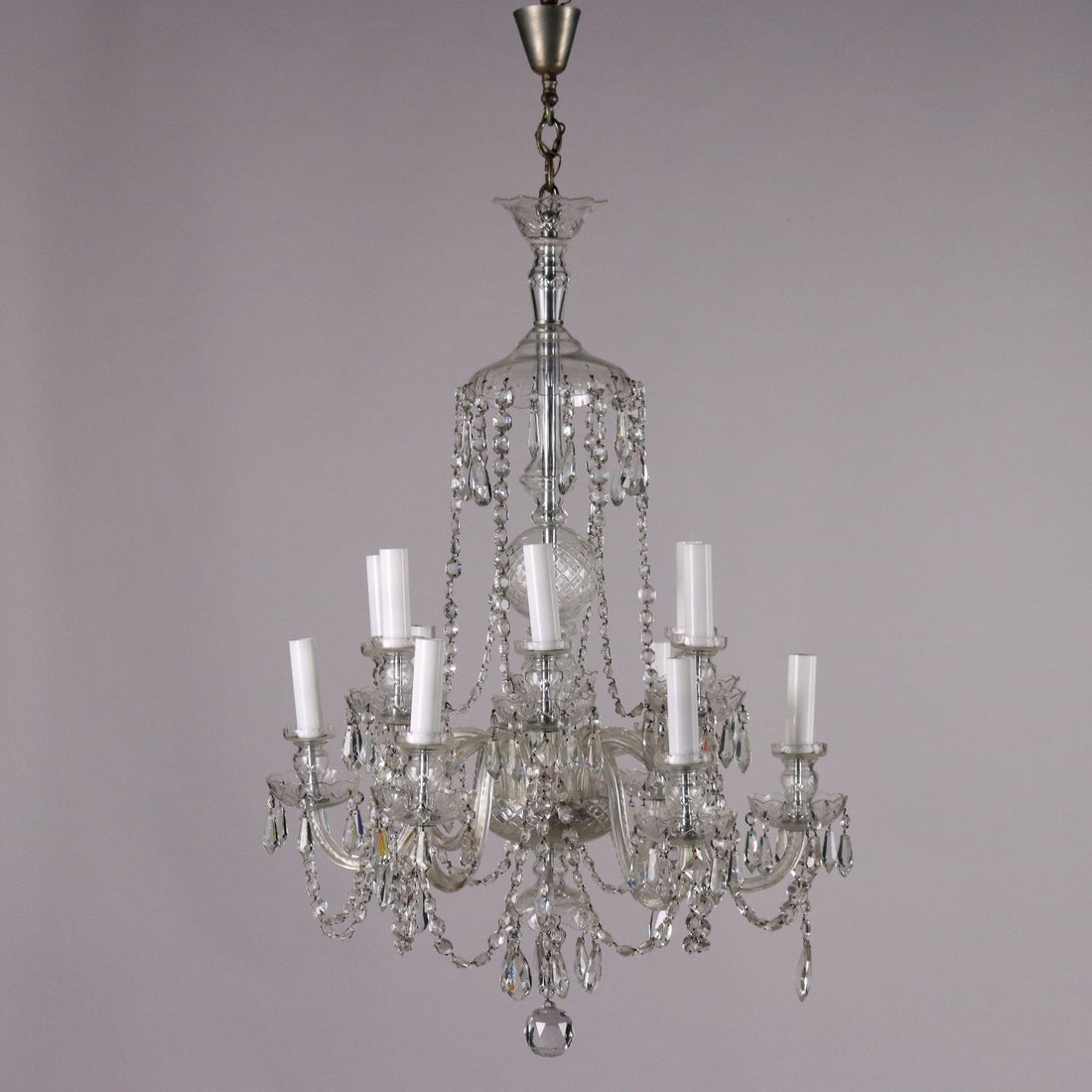 Antique Chandelier Glass 12-Light Italy XX Century - Italy, XX Century | Antiques  Lighting