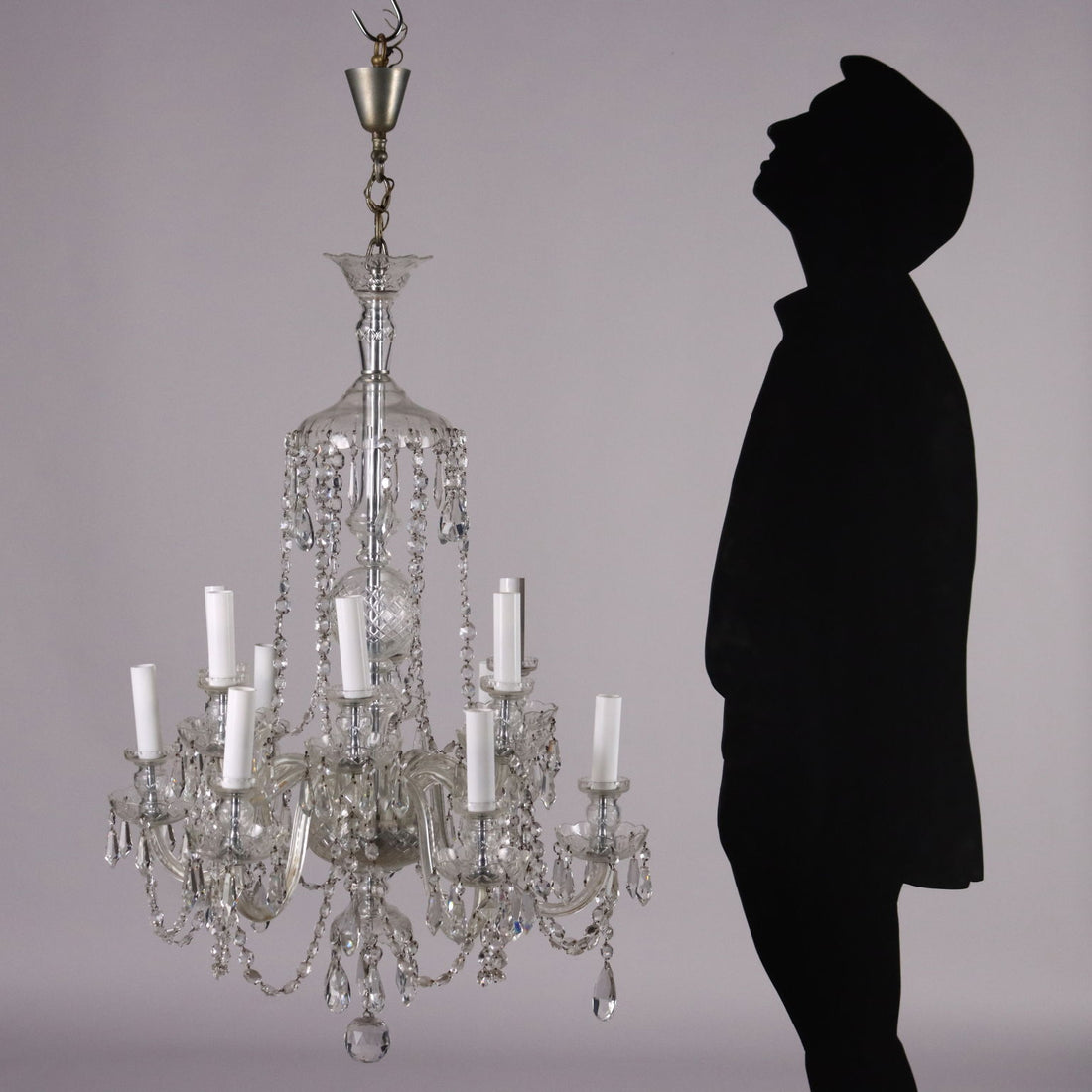 Antique Chandelier Glass 12-Light Italy XX Century - Italy, XX Century | Antiques  Lighting