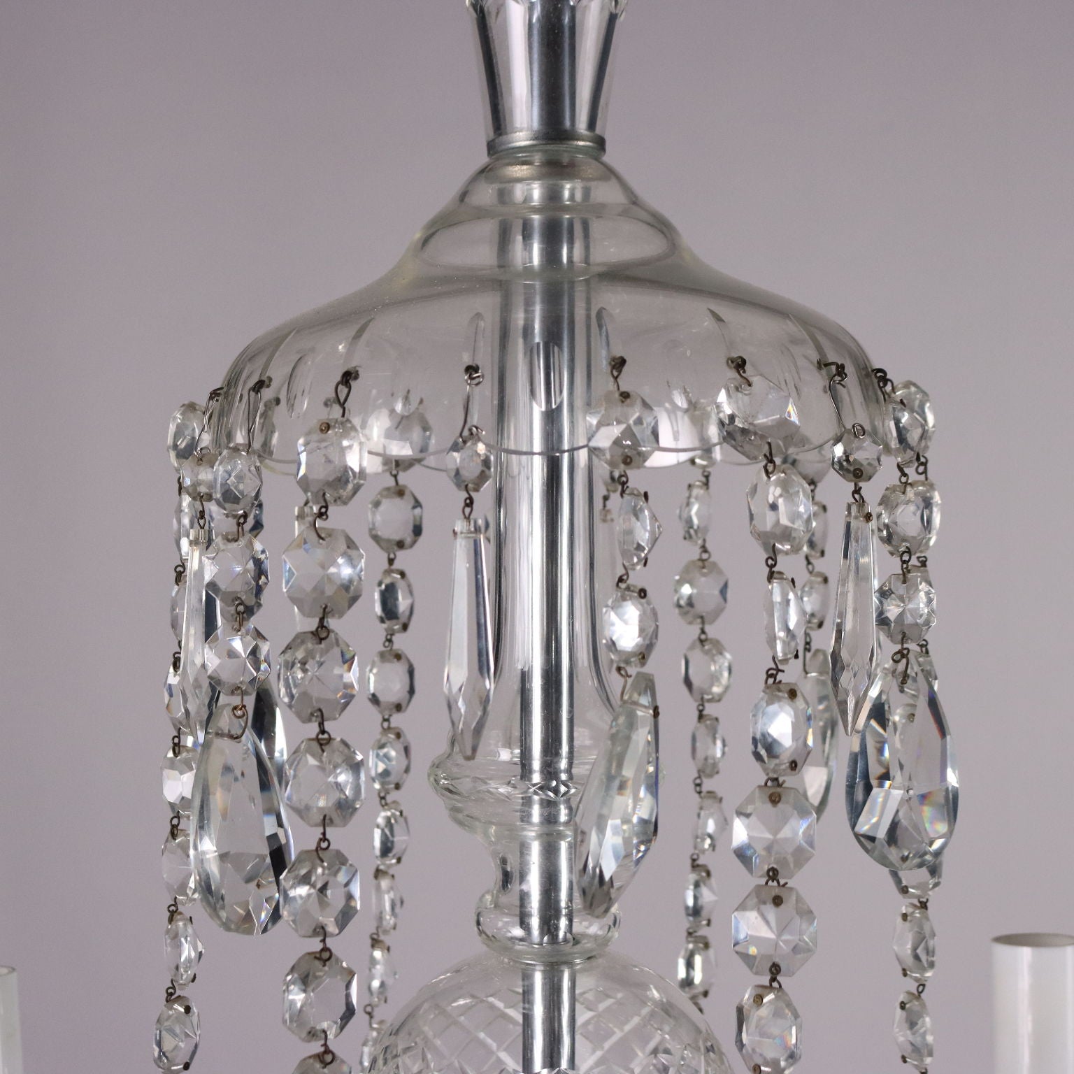 Antique Chandelier Glass 12-Light Italy XX Century - Italy, XX Century | Antiques  Lighting