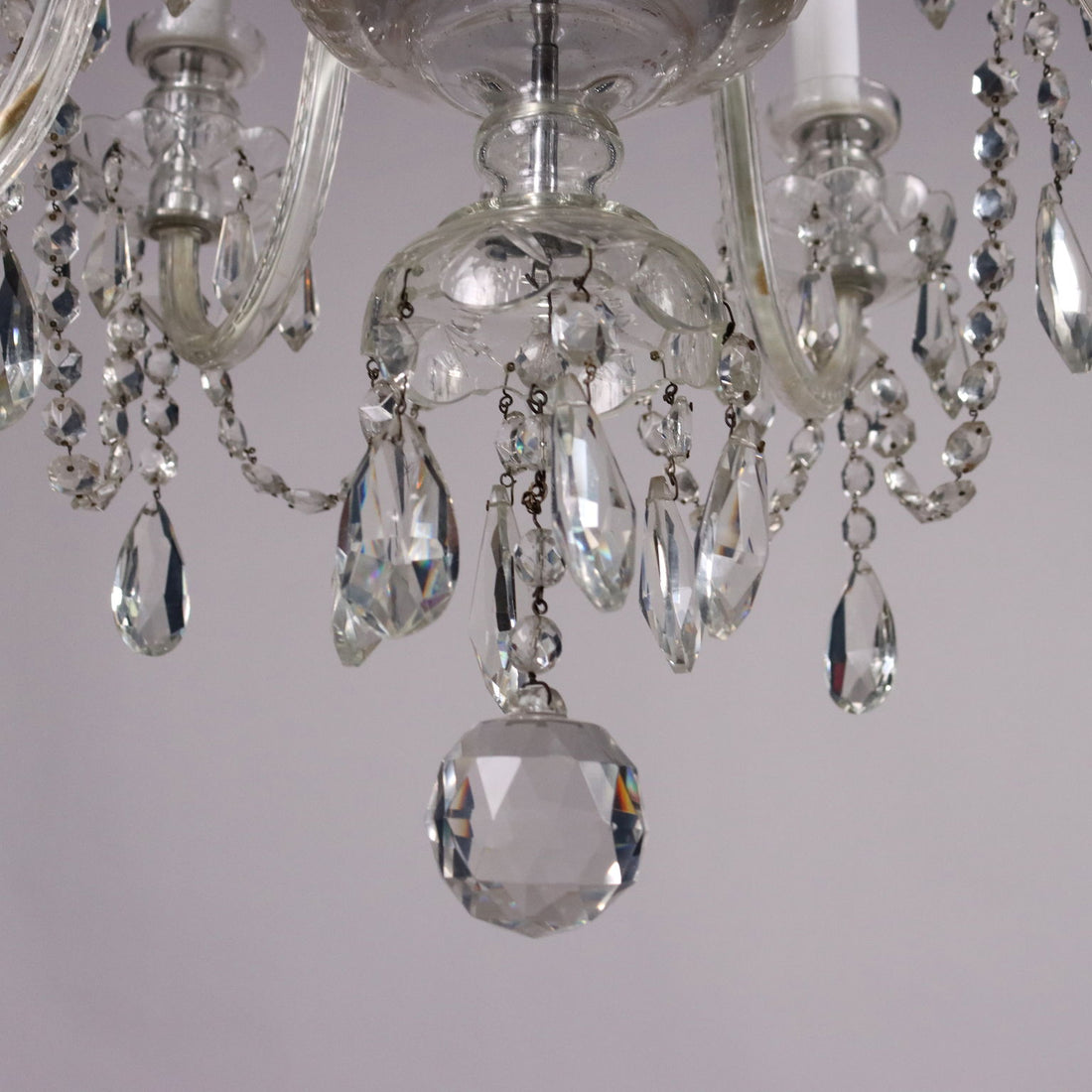 Antique Chandelier Glass 12-Light Italy XX Century - Italy, XX Century | Antiques  Lighting