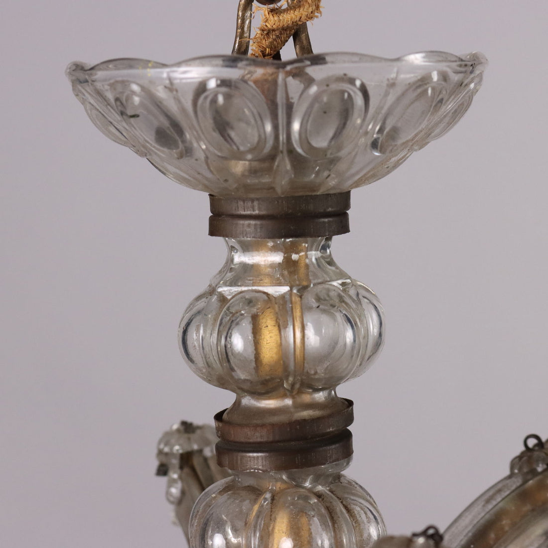 Antique 12 Light Chandelier Maria Theresa Style Glass XX Century - Italy, Early XX Century | Antiques  Lighting