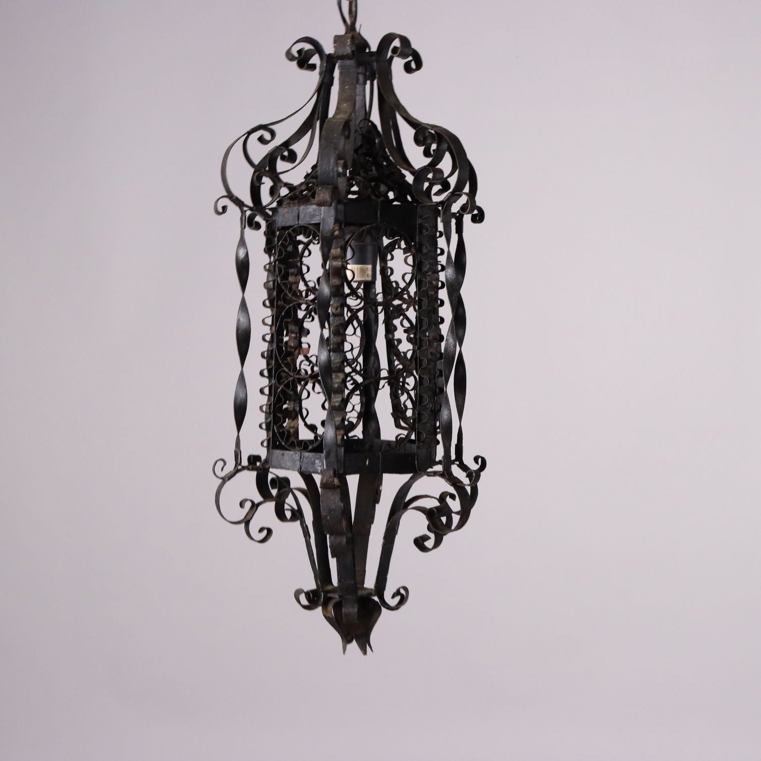Antique Lantern Wrought Iron Italy XIX Century - Italy, Late XIX-Early XX Century | Antiques  Lighting
