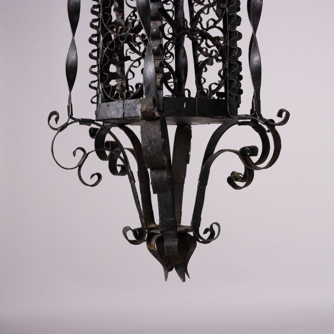 Antique Lantern Wrought Iron Italy XIX Century - Italy, Late XIX-Early XX Century | Antiques  Lighting
