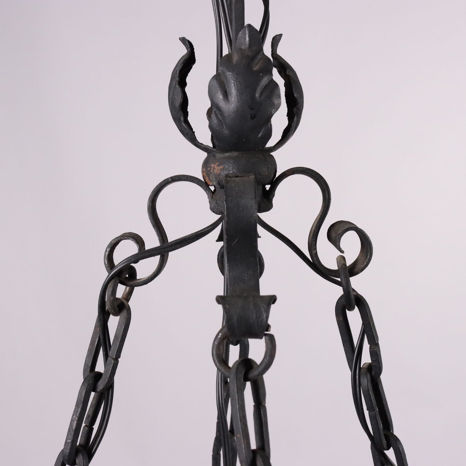 Antique Neo-Renaissance Chandelier Wrought Iron XIX Century - Italy, Late XIX Century | Antiques  Lighting