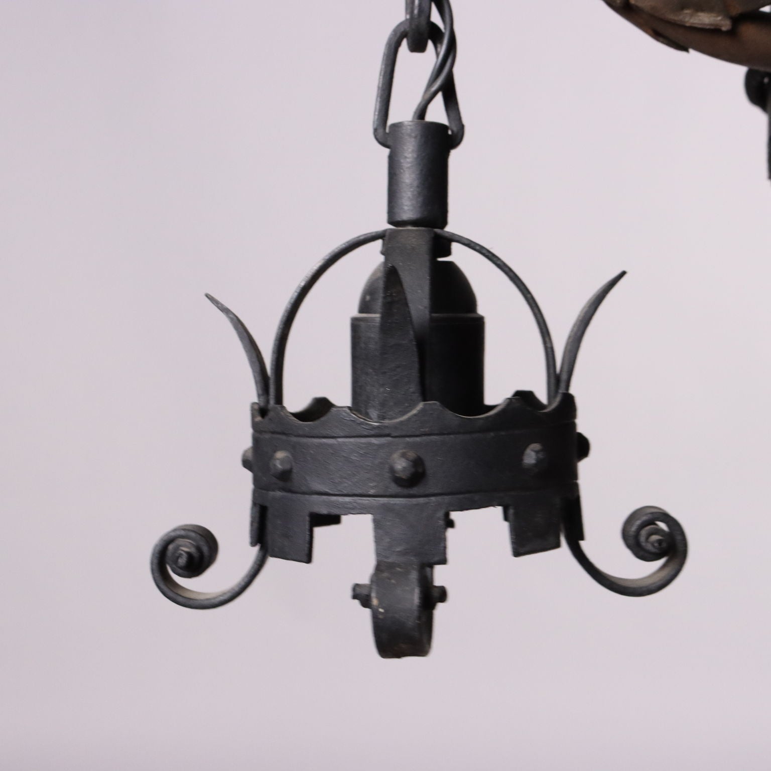 Antique Neo-Renaissance Chandelier Wrought Iron XIX Century - Italy, Late XIX Century | Antiques  Lighting