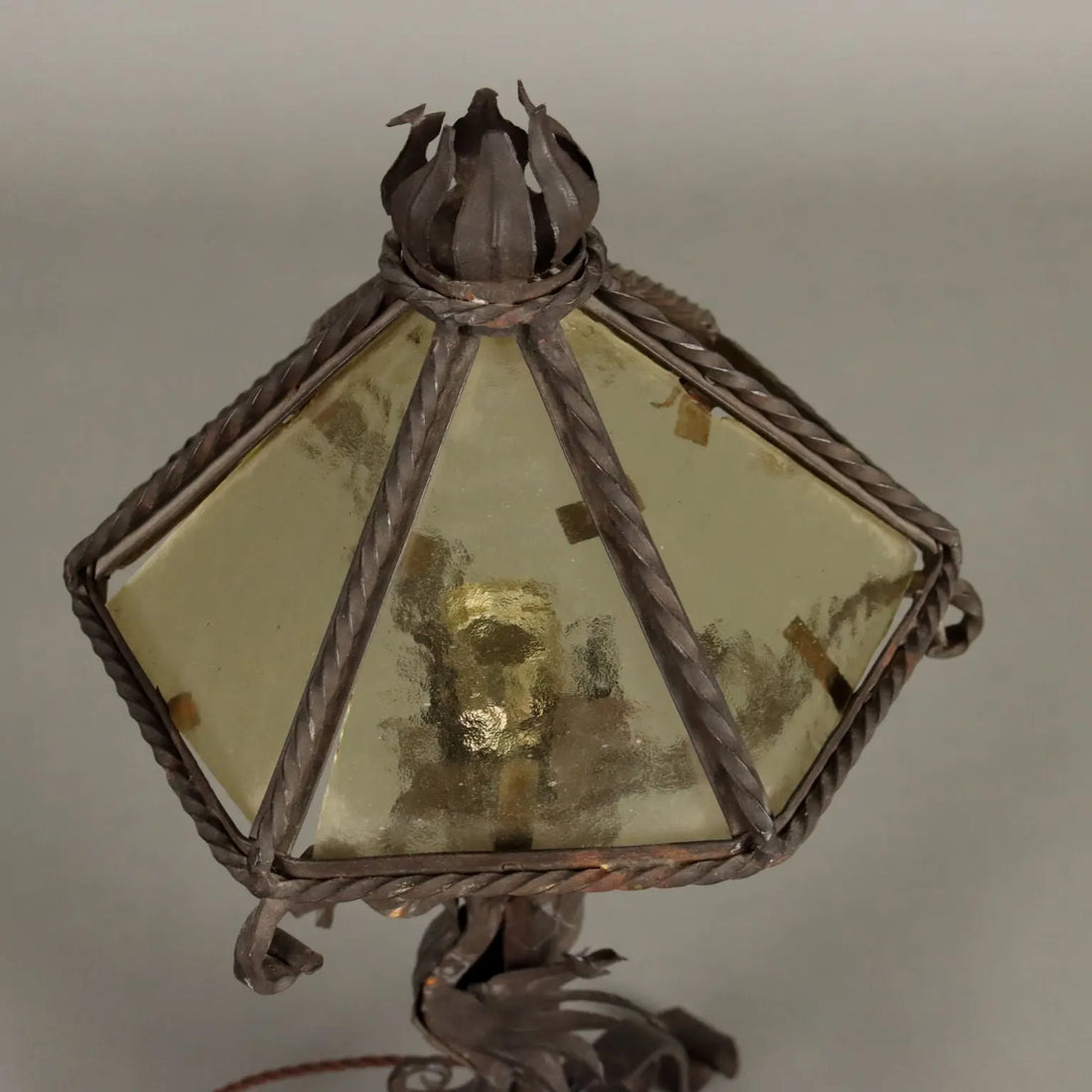 Antique Neo-Renaissance Style Table Lamp Iron XX Century - Italy, Early XX Century | Antiques | Lighting