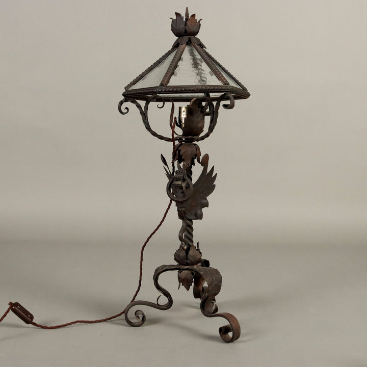 Antique Neo-Renaissance Style Table Lamp Iron XX Century - Italy, Early XX Century | Antiques  Lighting