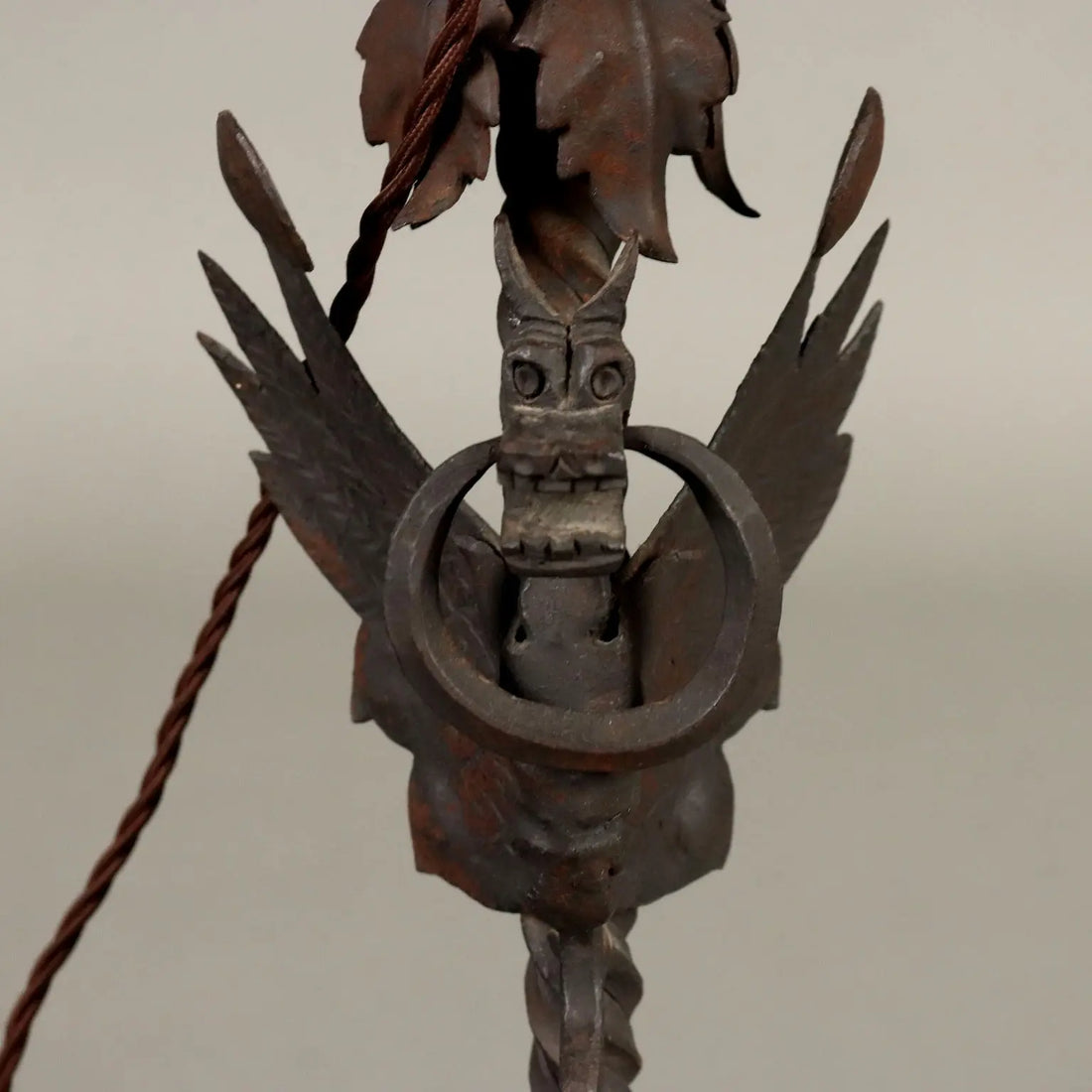 Antique Neo-Renaissance Style Table Lamp Iron XX Century - Italy, Early XX Century | Antiques | Lighting