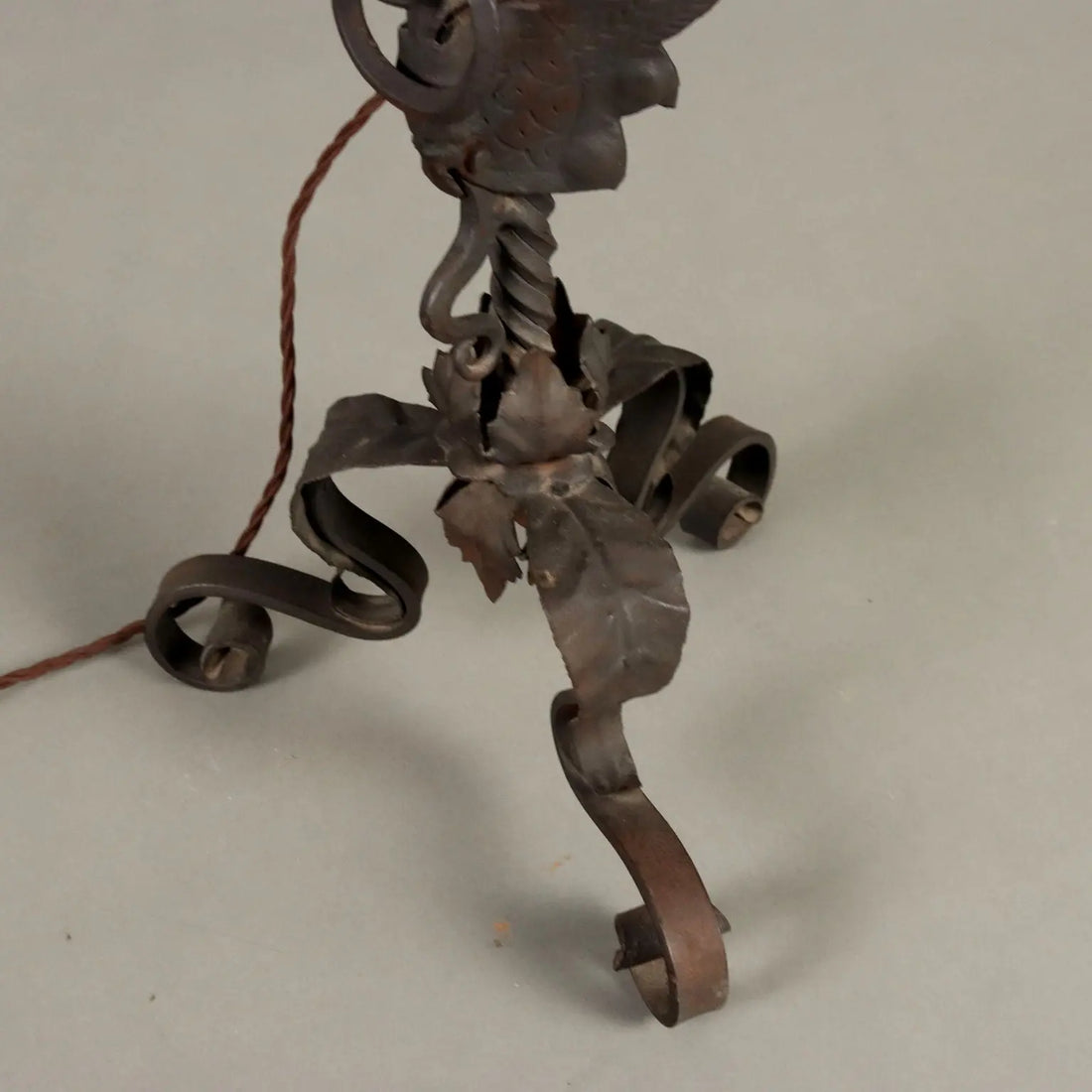 Antique Neo-Renaissance Style Table Lamp Iron XX Century - Italy, Early XX Century | Antiques | Lighting