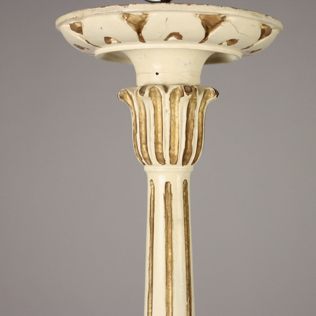 Antique Chandelier Gilded and Lacquered Wood Italy XX Century - Italy, XX Century | Antiques  Lighting