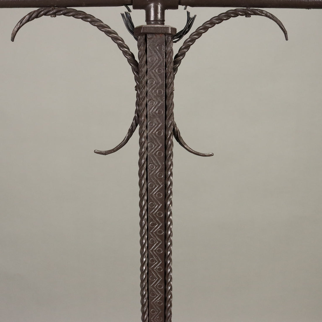 Antique Neo-Renaissance Style Menorah Iron Italy XX Century - Italy, XX Century | Antiques  Lighting