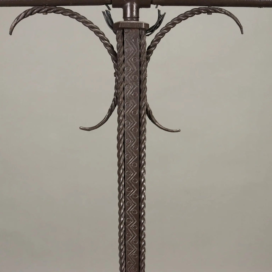 Antique Neo-Renaissance Style Menorah Iron Italy XX Century - Italy, XX Century | Antiques | Lighting