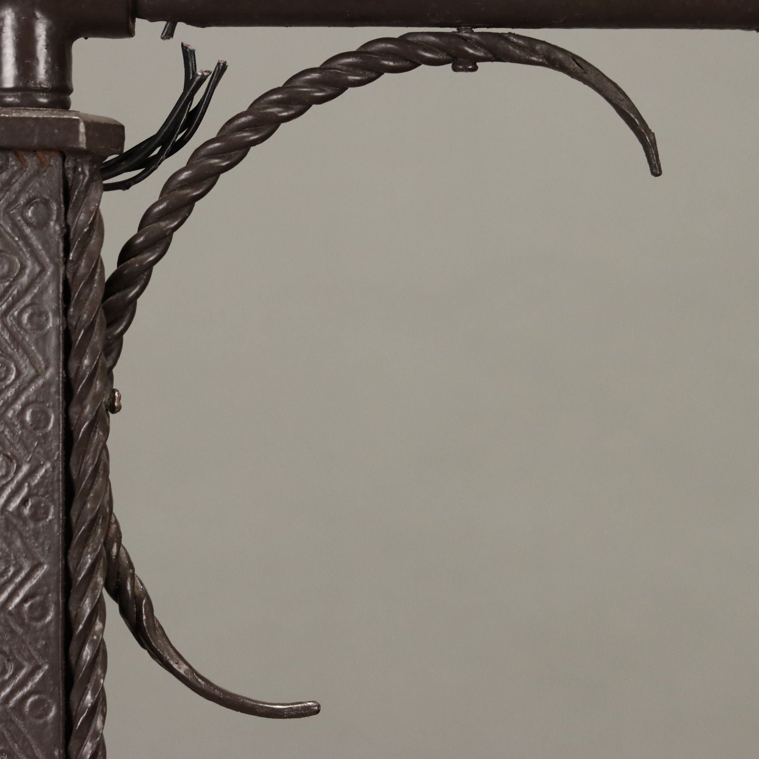 Antique Neo-Renaissance Style Menorah Iron Italy XX Century - Italy, XX Century | Antiques  Lighting