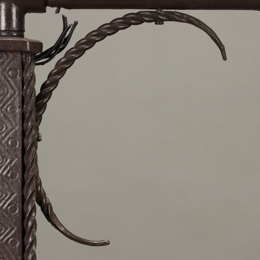 Antique Neo-Renaissance Style Menorah Iron Italy XX Century - Italy, XX Century | Antiques  Lighting