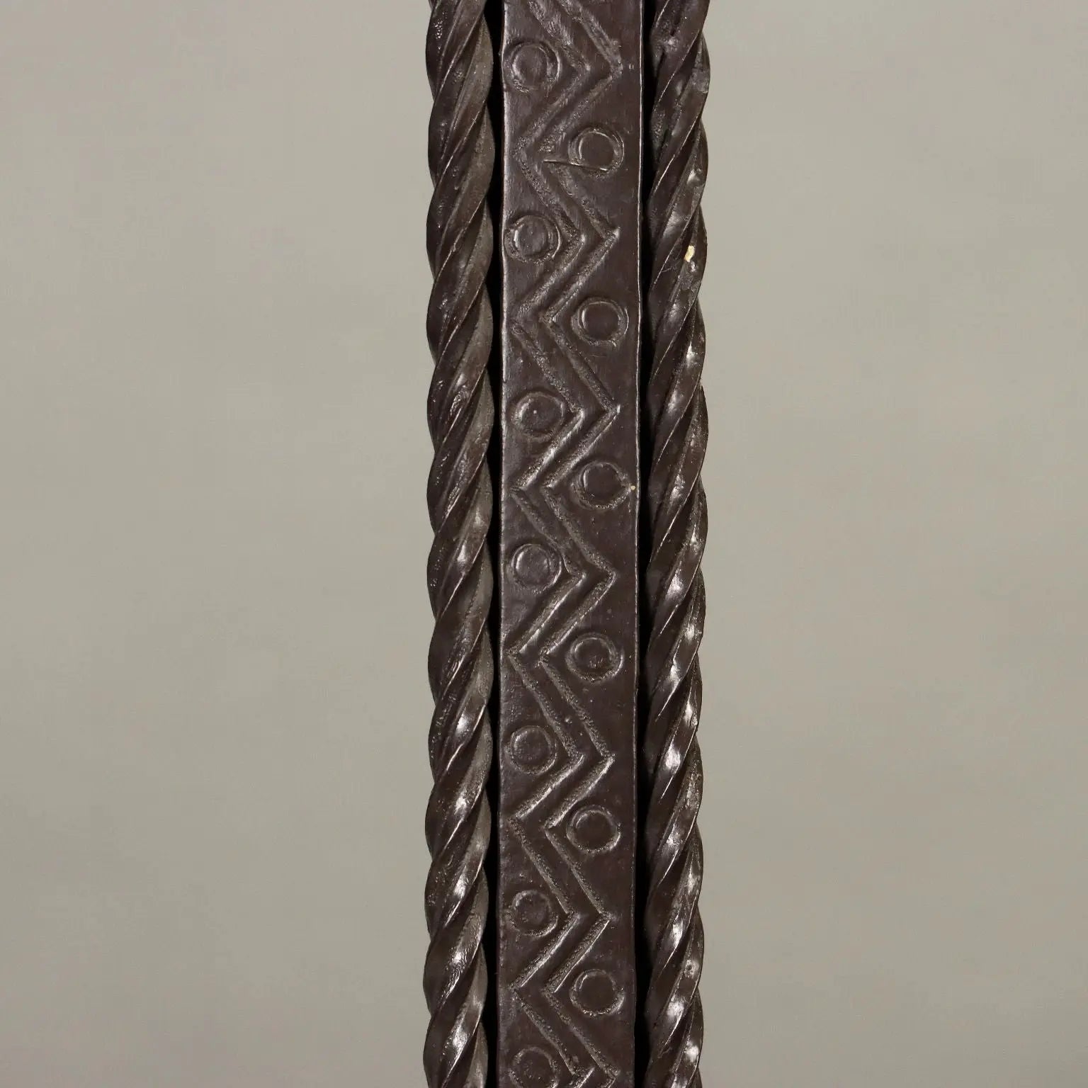 Antique Neo-Renaissance Style Menorah Iron Italy XX Century - Italy, XX Century | Antiques | Lighting