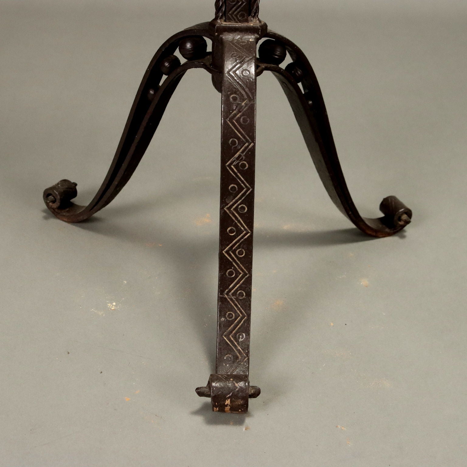 Antique Neo-Renaissance Style Menorah Iron Italy XX Century - Italy, XX Century | Antiques  Lighting