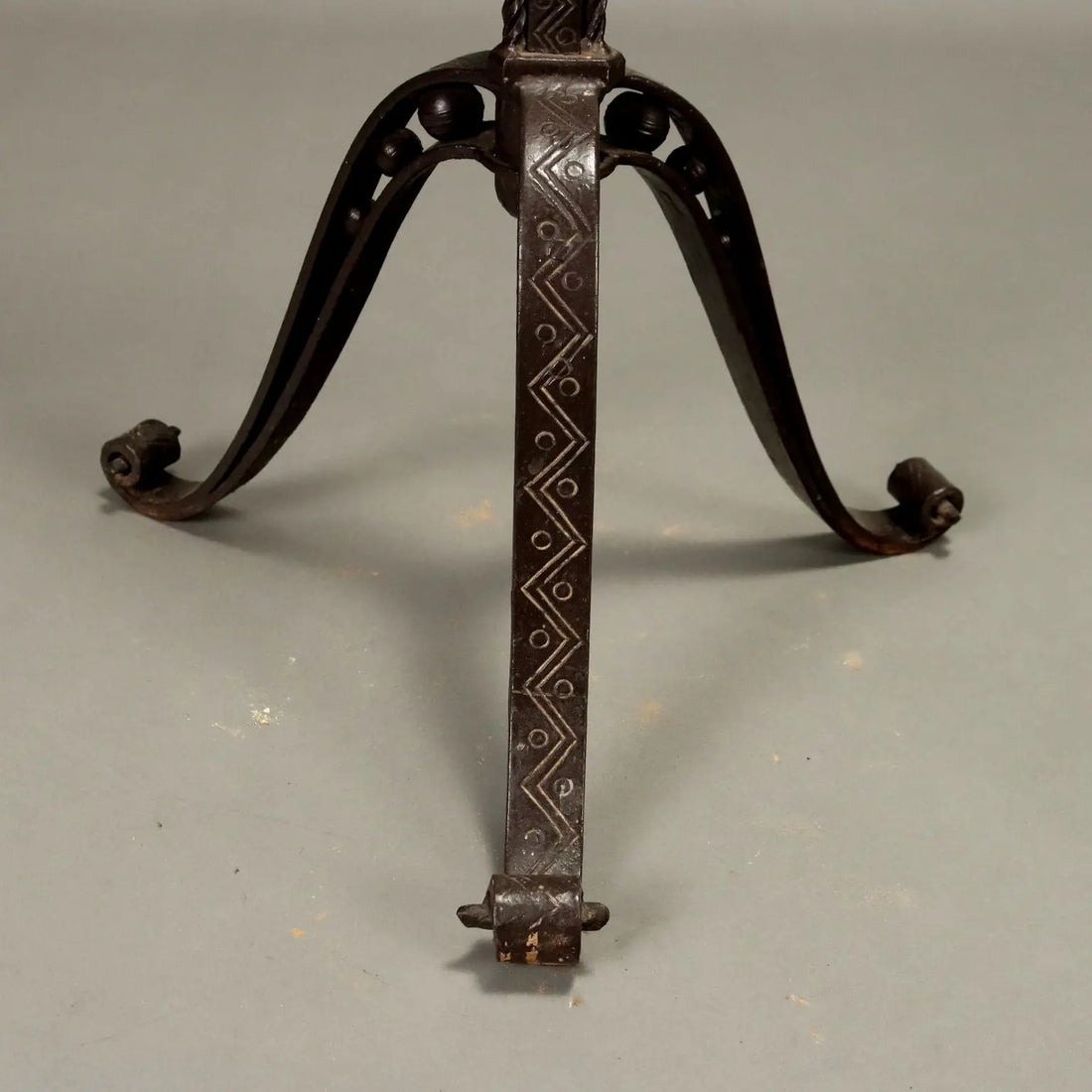 Antique Neo-Renaissance Style Menorah Iron Italy XX Century - Italy, XX Century | Antiques | Lighting