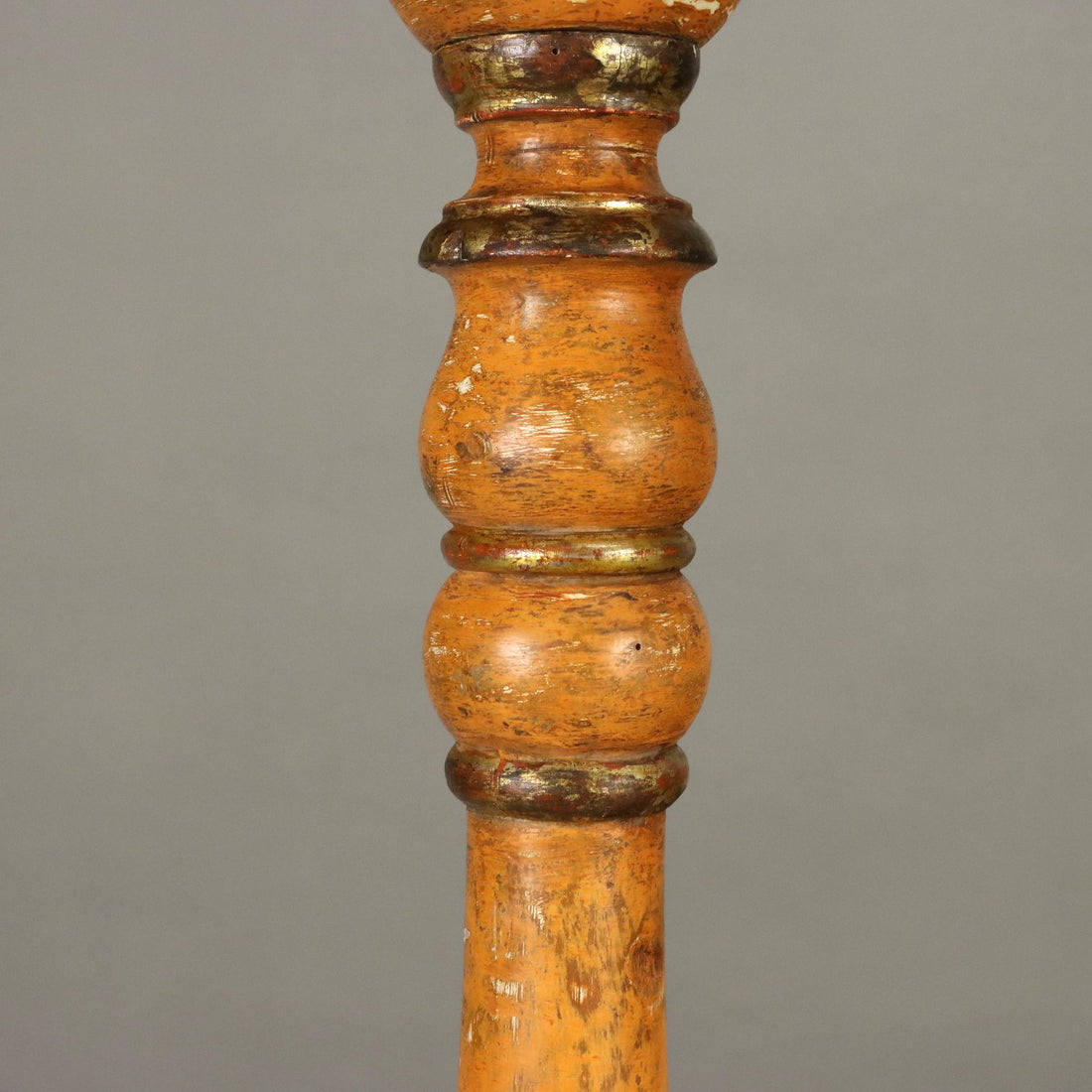 Antique Candle-Holder Lacquered Wood Italy XIX Century - Italy, XIX Century | Antiques  Lighting