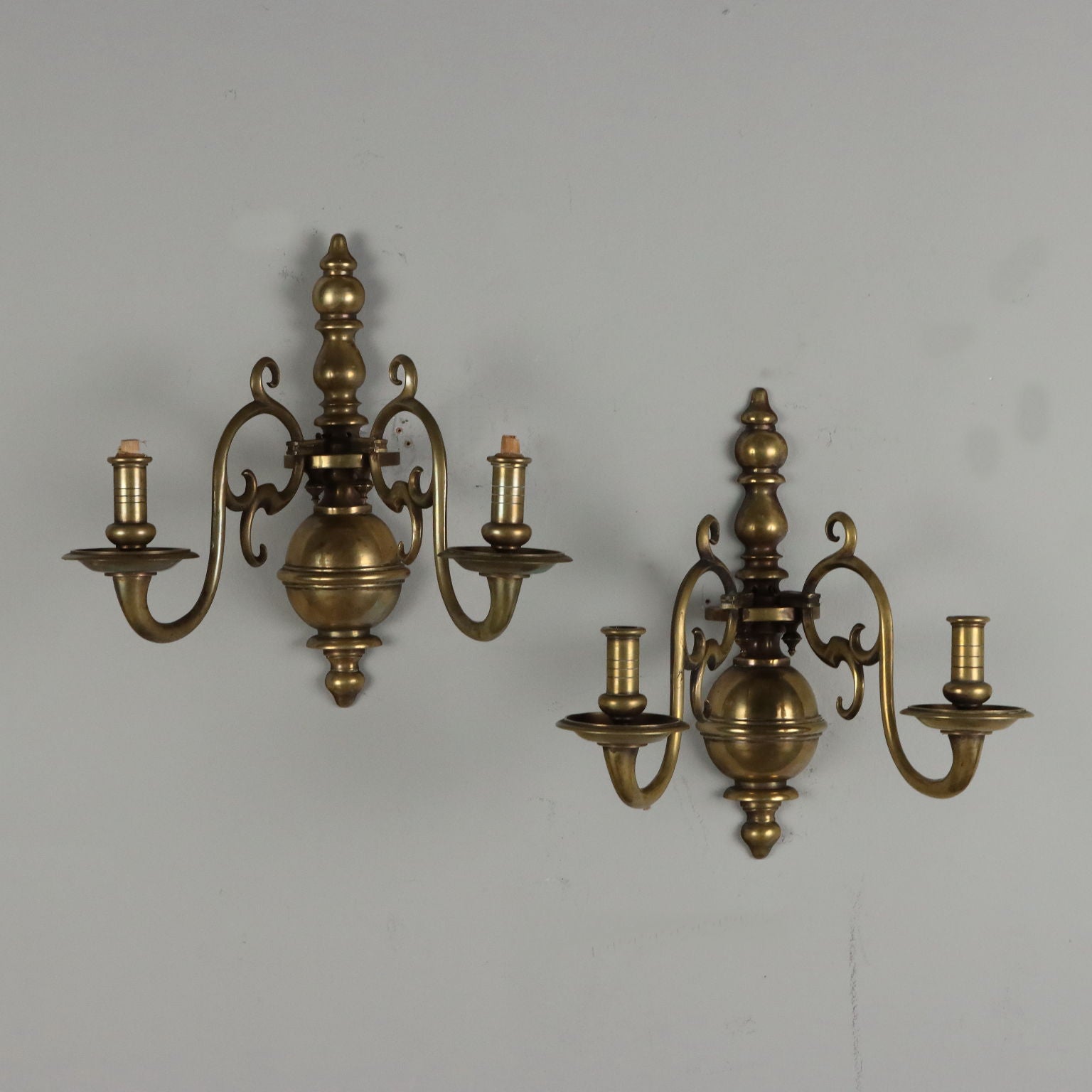 Pair of Antique Baroque Style Wall Lamps XX Century - Italy, Early XX Century | Antiques  Lighting
