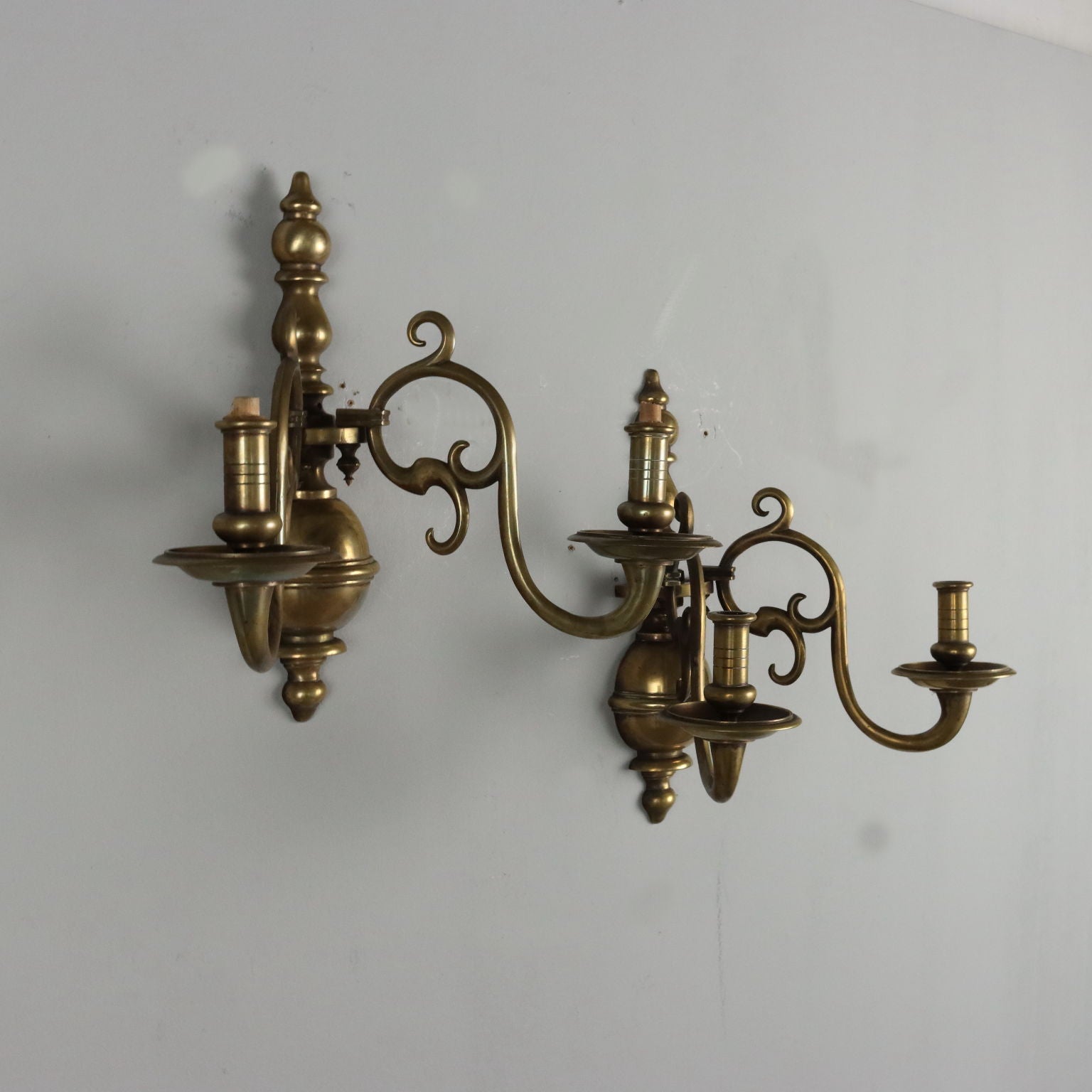 Pair of Antique Baroque Style Wall Lamps XX Century - Italy, Early XX Century | Antiques  Lighting