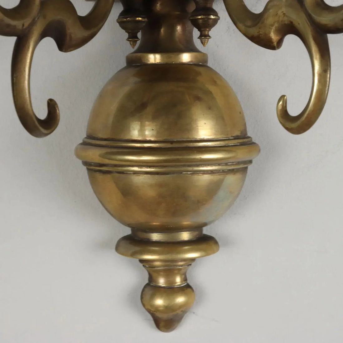Pair of Bronze Sconces in Baroque Style - Early 20th Century
