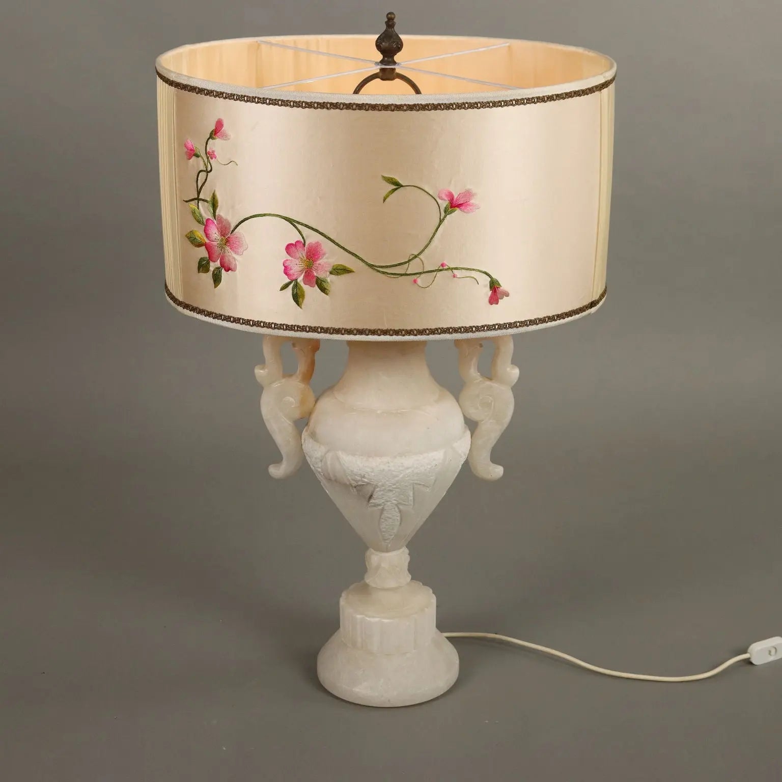 Antique Table Lamp Alabaster Italy XX Century - Italy, XX Century | Antiques | Lighting
