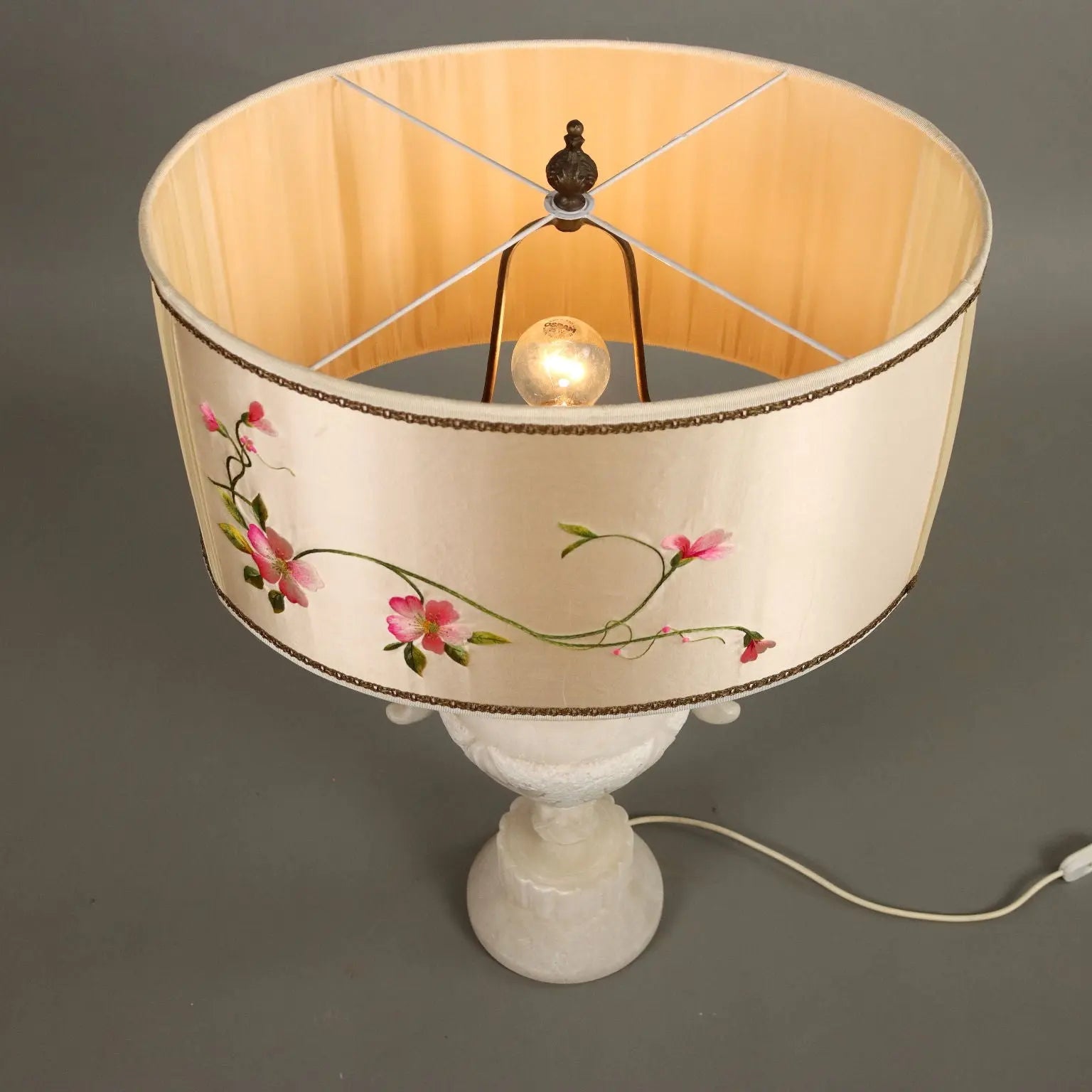 Antique Table Lamp Alabaster Italy XX Century - Italy, XX Century | Antiques | Lighting