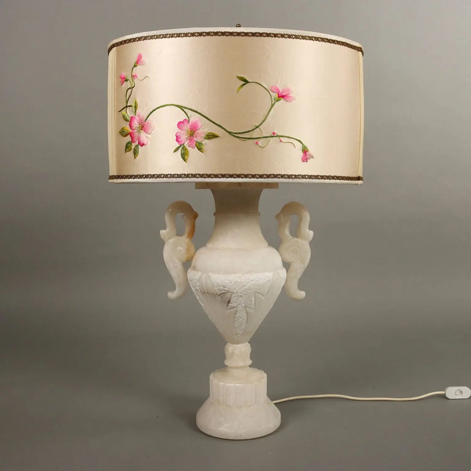 Antique Table Lamp Alabaster Italy XX Century - Italy, XX Century | Antiques | Lighting
