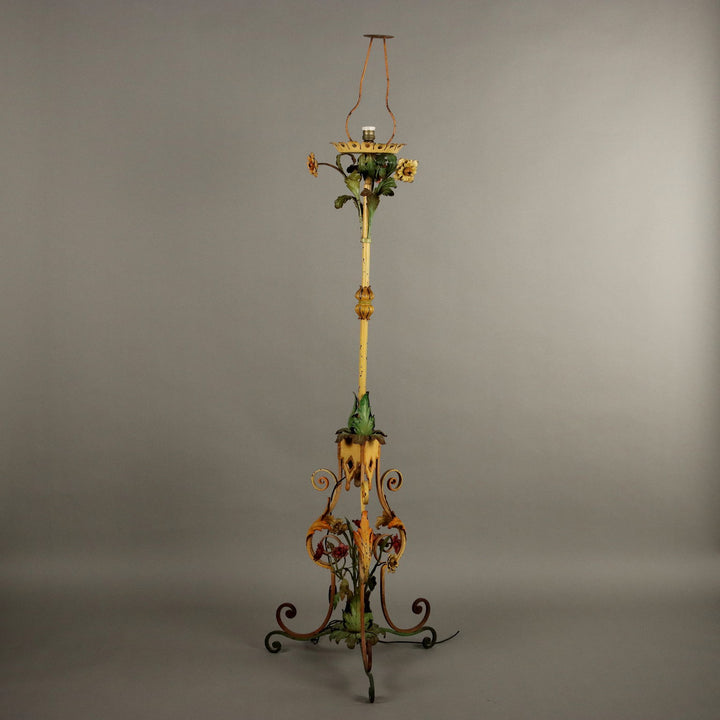 Antique Candlestick Wrought Iron Italy XX Century - Italy, XX Century | Antiques  Lighting