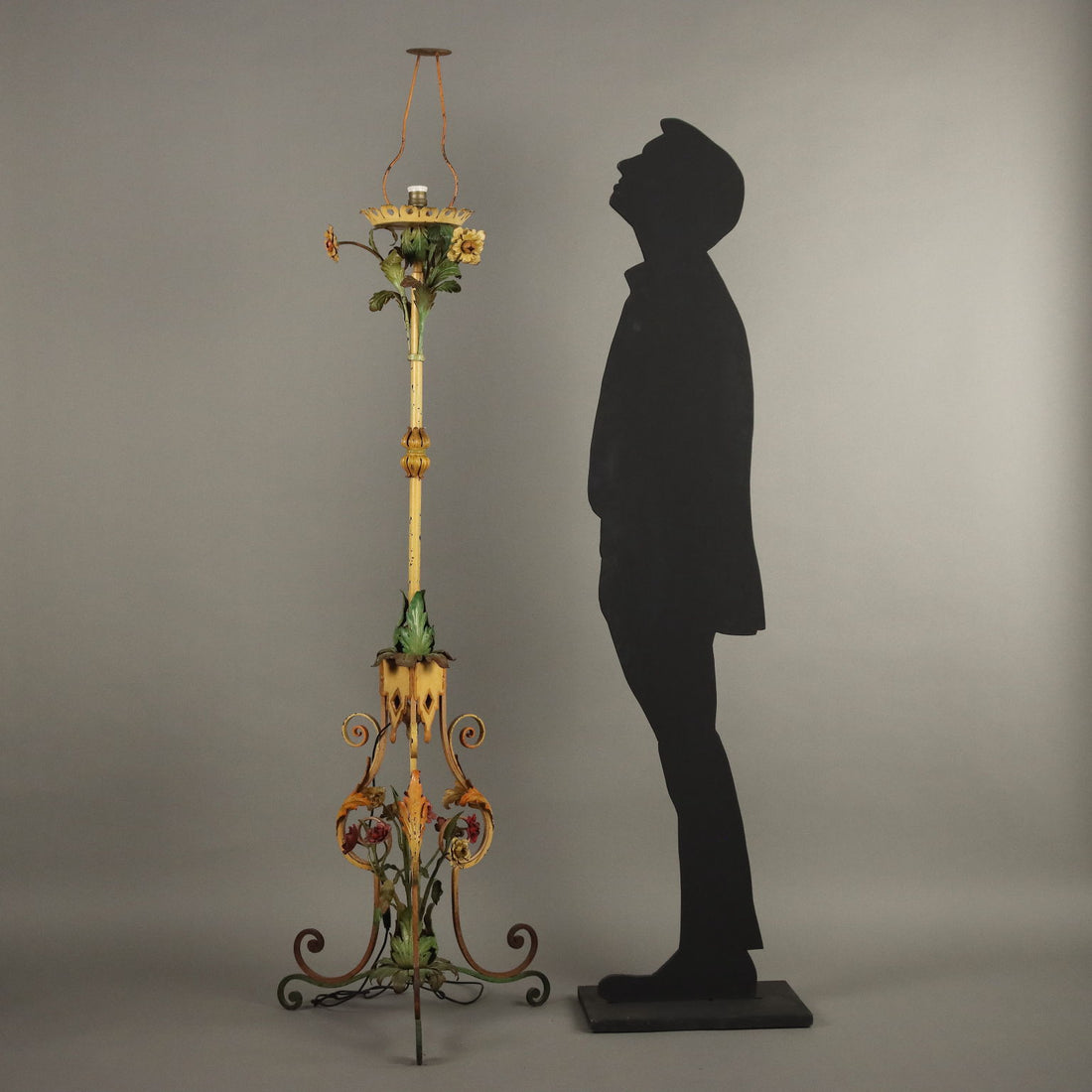 Antique Candlestick Wrought Iron Italy XX Century - Italy, XX Century | Antiques  Lighting