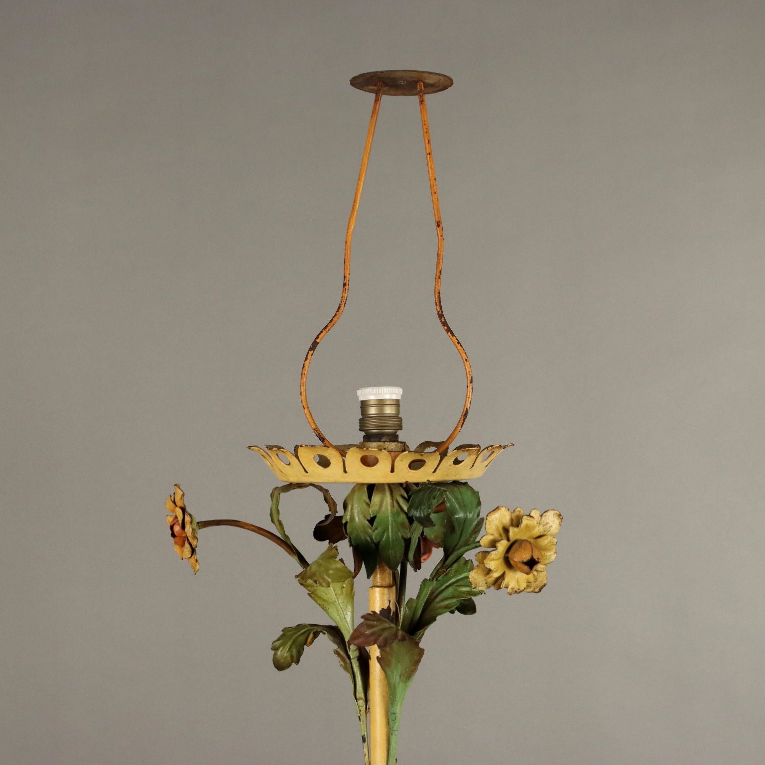 Antique Candlestick Wrought Iron Italy XX Century - Italy, XX Century | Antiques  Lighting