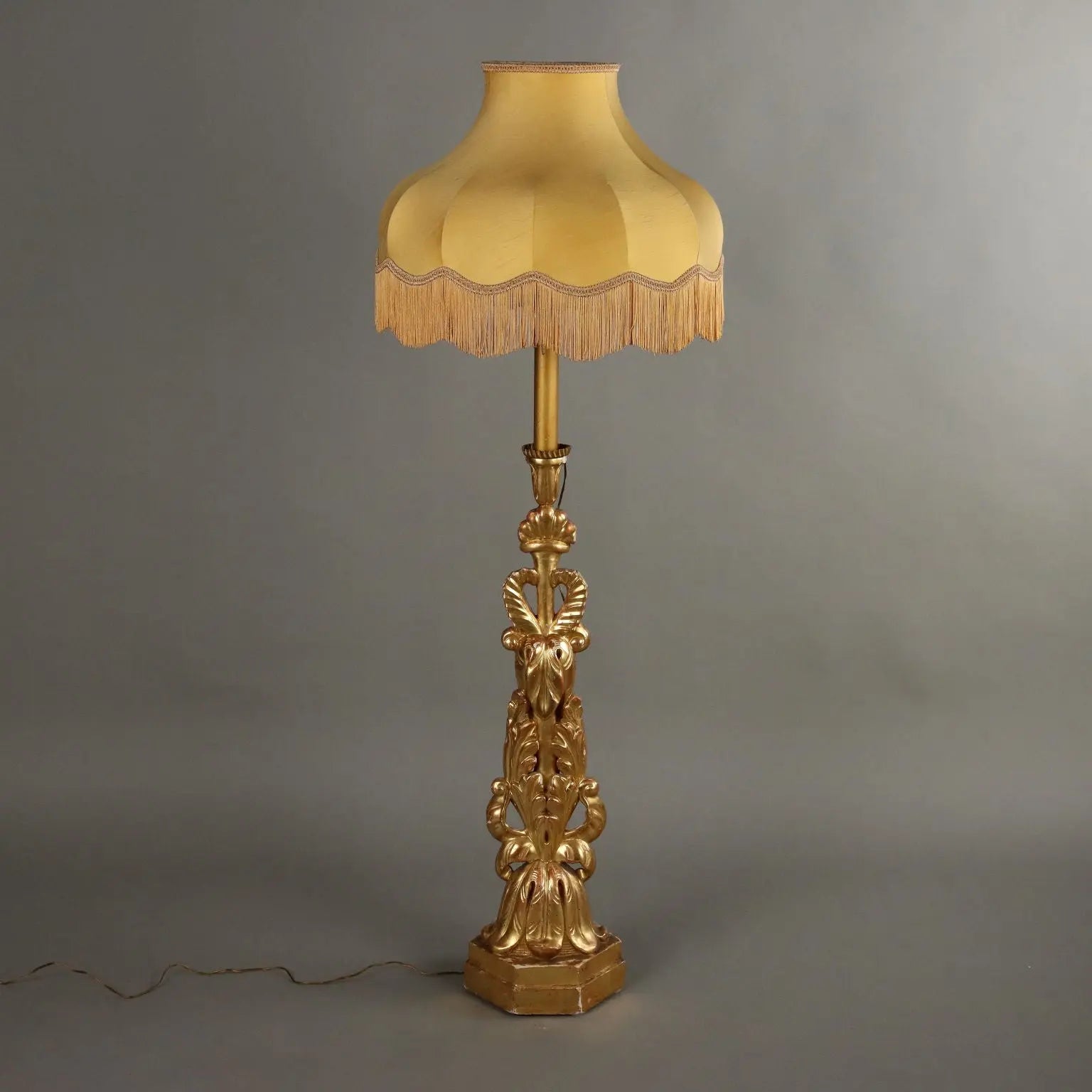 Antique Eclectic Candle-Holder Carved Wood Italy XIX Century - Italy, Late XIX Century | Antiques | Lighting