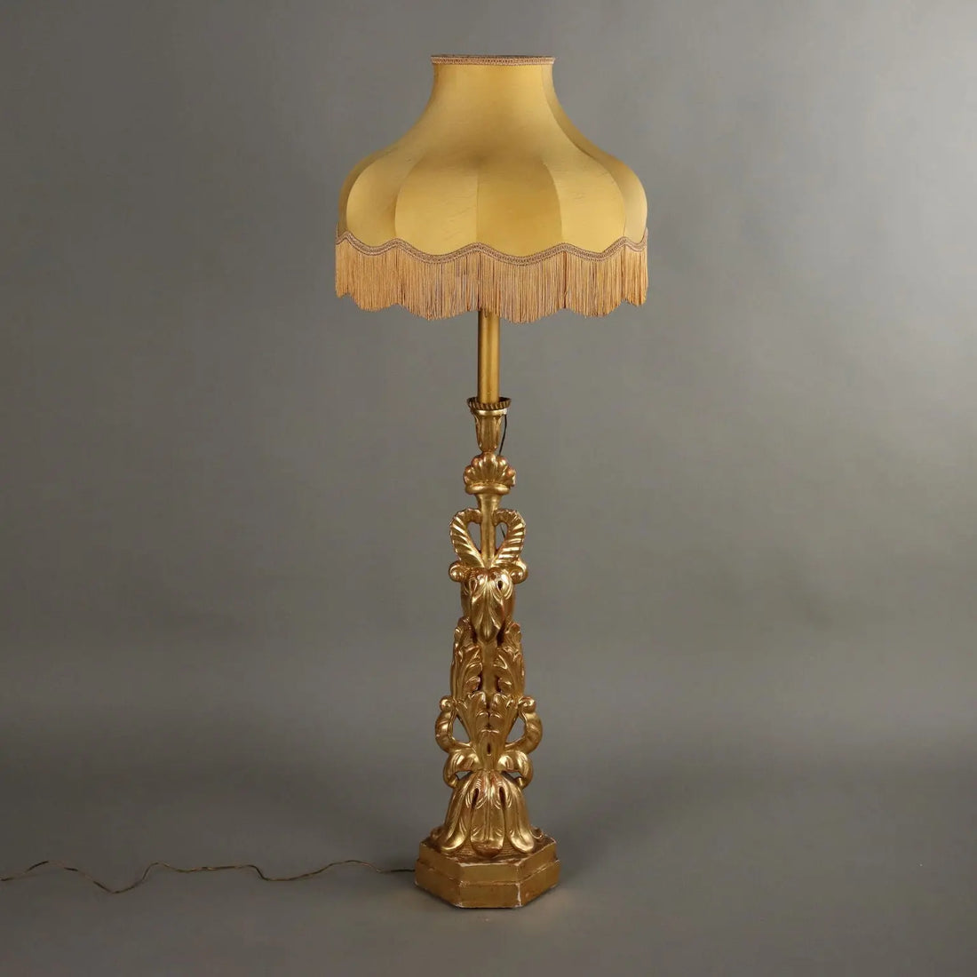 Antique Eclectic Candle-Holder Carved Wood Italy XIX Century - Italy, Late XIX Century | Antiques | Lighting