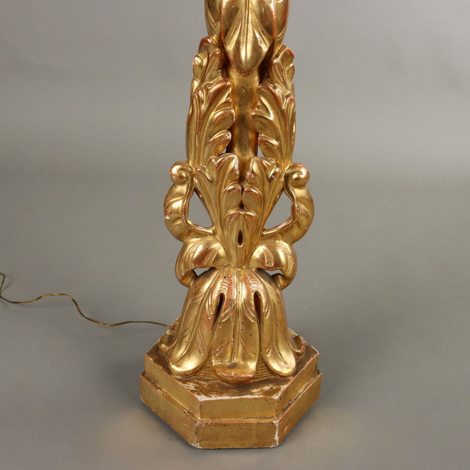 Antique Eclectic Candle-Holder Carved Wood Italy XIX Century - Italy, Late XIX Century | Antiques  Lighting