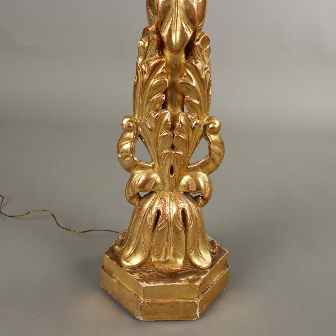 Antique Eclectic Candle-Holder Carved Wood Italy XIX Century - Italy, Late XIX Century | Antiques  Lighting