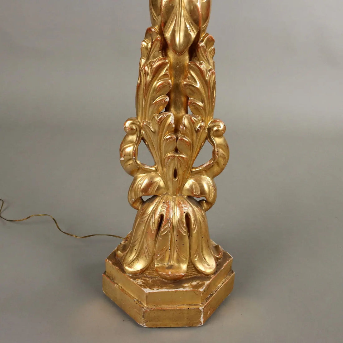 Antique Eclectic Candle-Holder Carved Wood Italy XIX Century - Italy, Late XIX Century | Antiques | Lighting