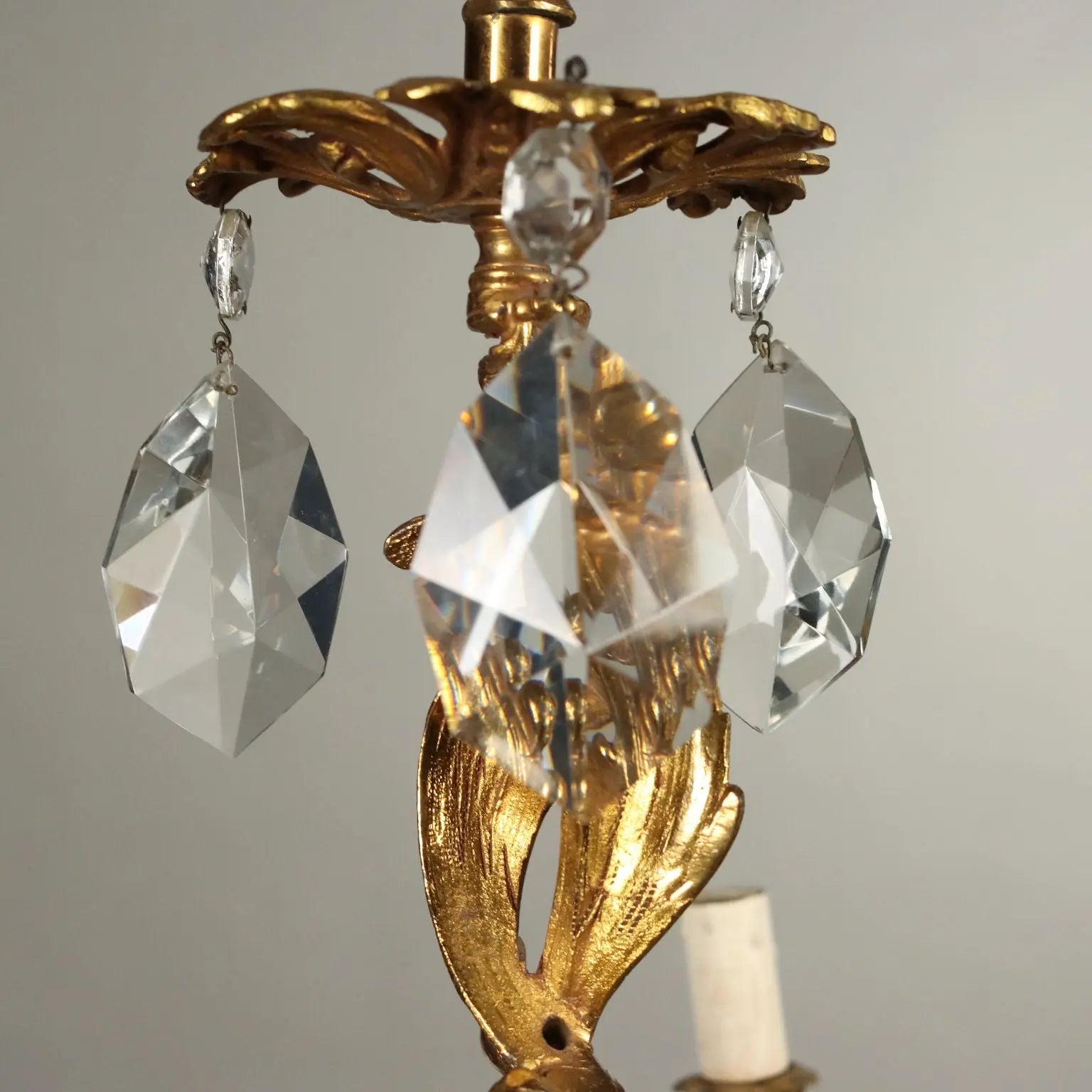 Antique Chandelier Rococo Style Gilded Bronze XX Century - France, Early XX Century | Antiques | Lighting