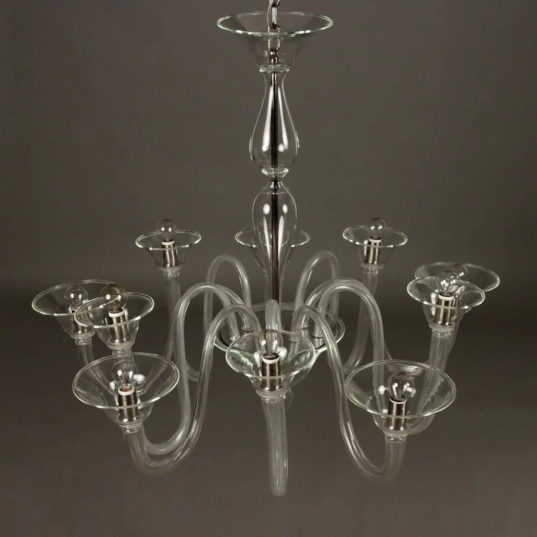 Antique Venetian Chandelier Blown Glass Italy XX Century - Italy, XX Century | Antiques | Lighting