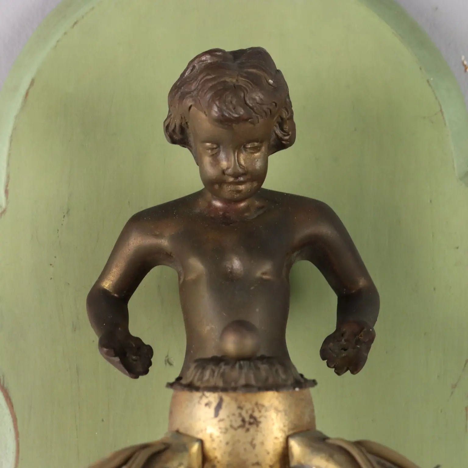 Antique Wall Lamp Gilded Metal Bronze Italy XX Century - Italy | Antiques | Lighting