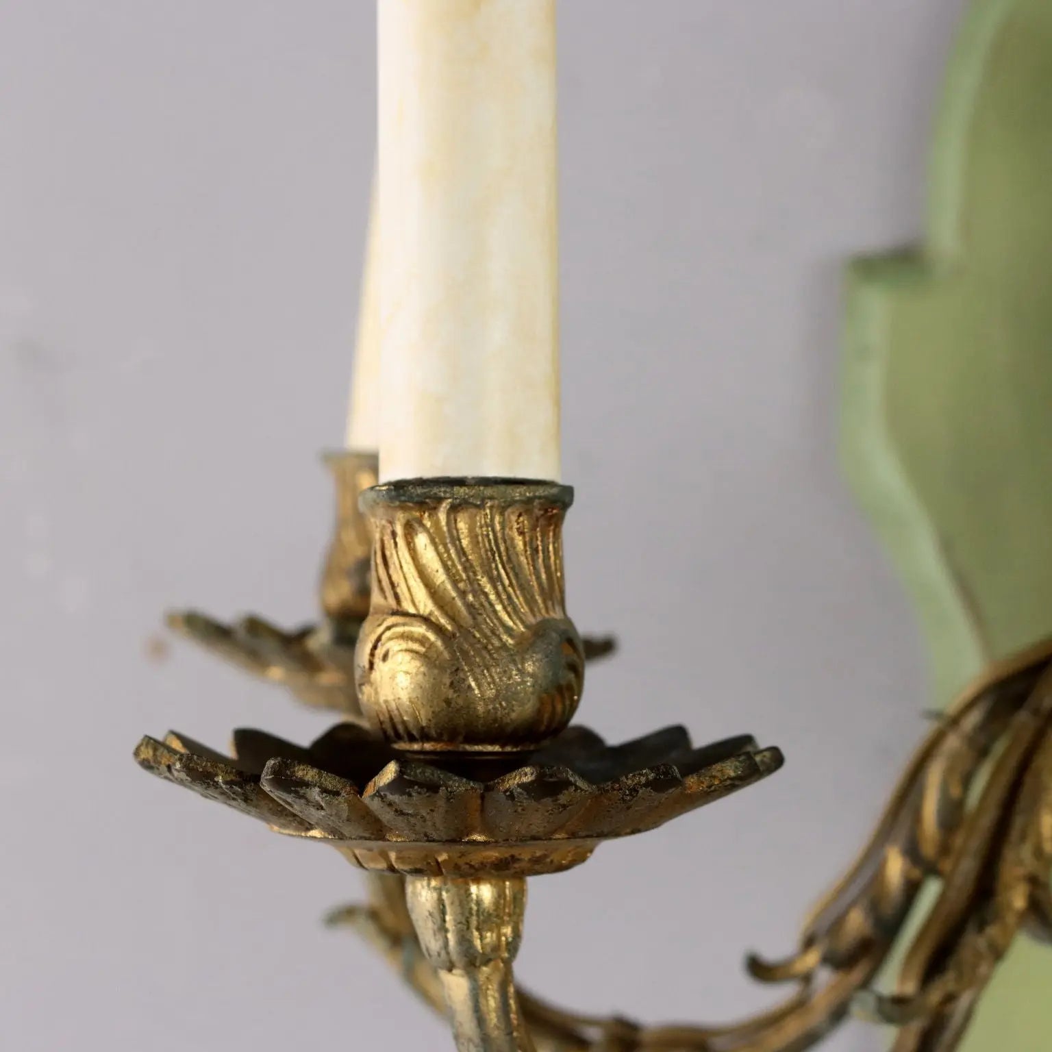 Antique Wall Lamp Gilded Metal Bronze Italy XX Century - Italy | Antiques | Lighting