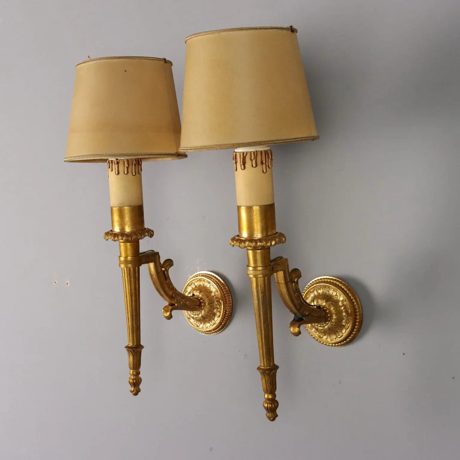Antique Wall Lamps Neoclassical Style Bronze Italy XIX Century - Italy, XX Century | Antiques | Lighting