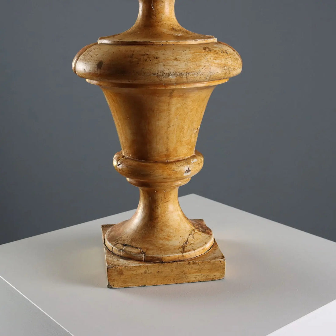 Gilt Wood Table Lamp - 19th Century