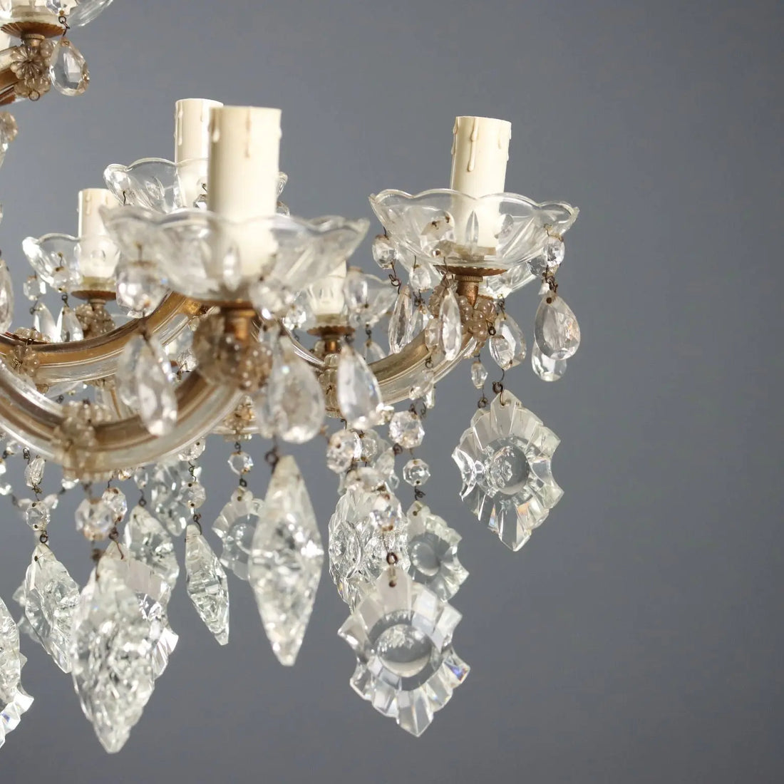 Antique Chandelier Maria Theresa Style 24 Lights Italy XX Century - Italy, Early XX Century | Antiques | Lighting
