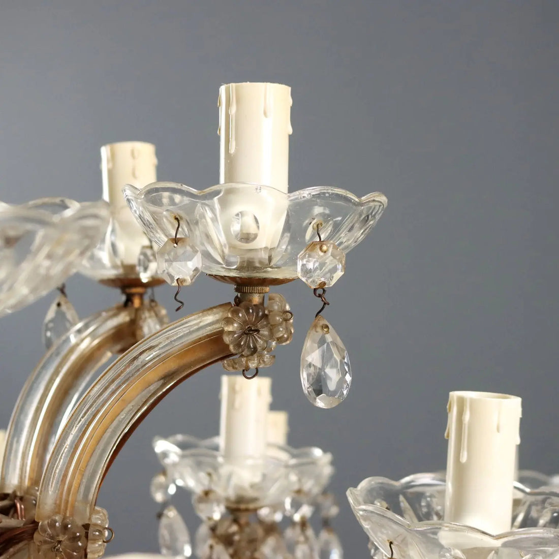 Antique Chandelier Maria Theresa Style 24 Lights Italy XX Century - Italy, Early XX Century | Antiques | Lighting